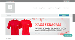 Desktop Screenshot of kaosseragam.com